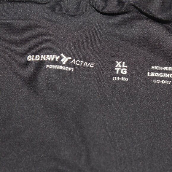 Black Old Navy Legigngs Size XL - Picture 3 of 5